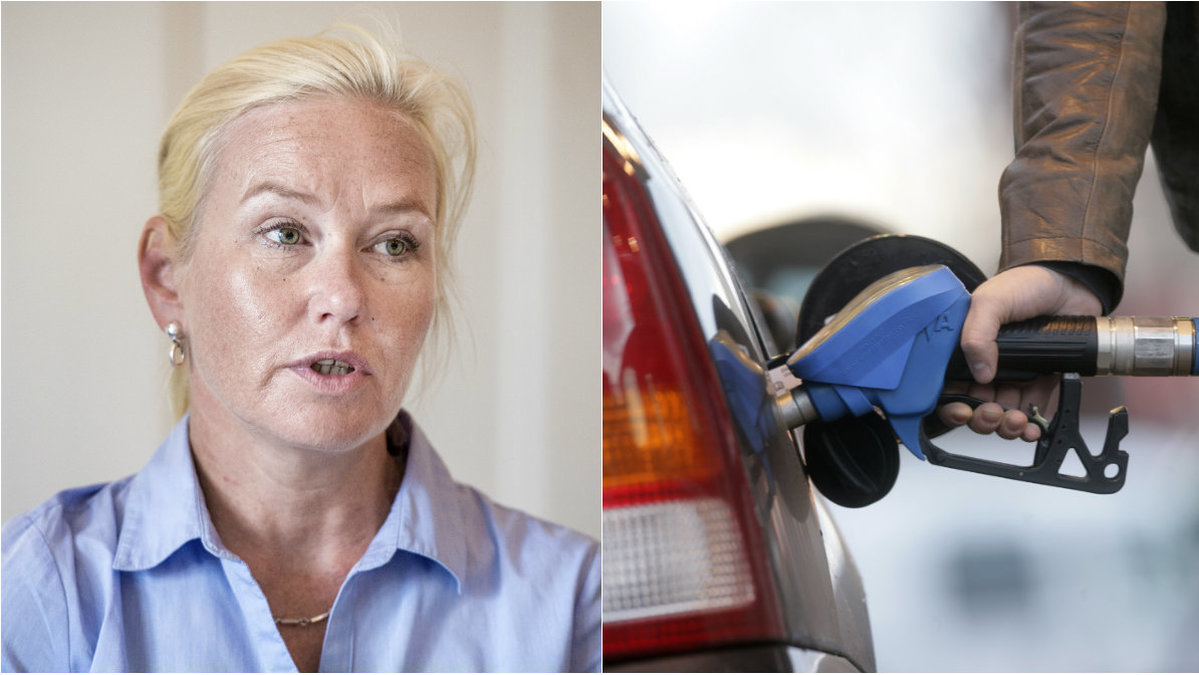 Anna Johansson vill ha dyrare bensin. 