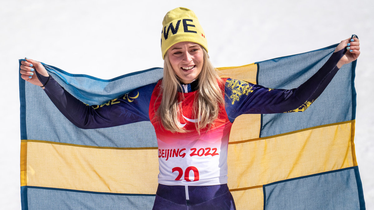 Ebba Årsjö siktar på att reprisera succén från Paralympics i det stundande para-VM:et i Spanien. Arkivbild.