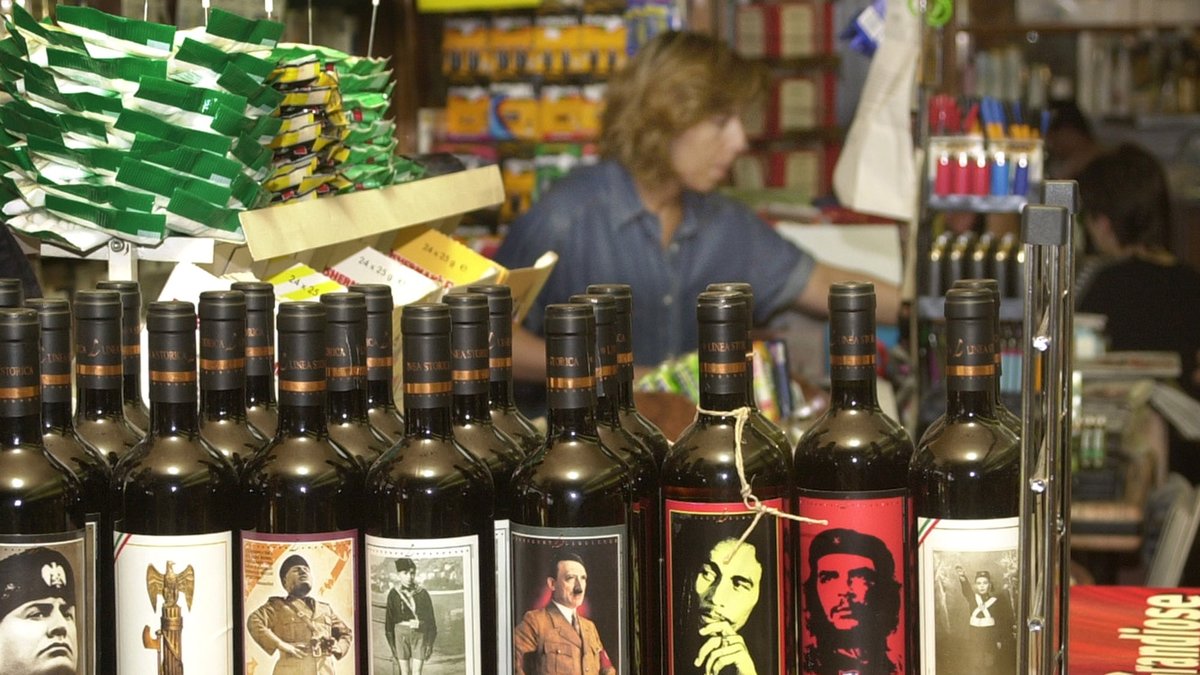 Givetvis finns det vin och diverse andra prylar med Marleys nuna på.