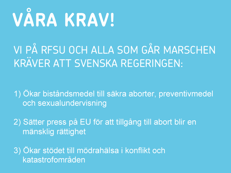 Världen, Abort, Kampanj, Sverige, RFSU, Förlossning