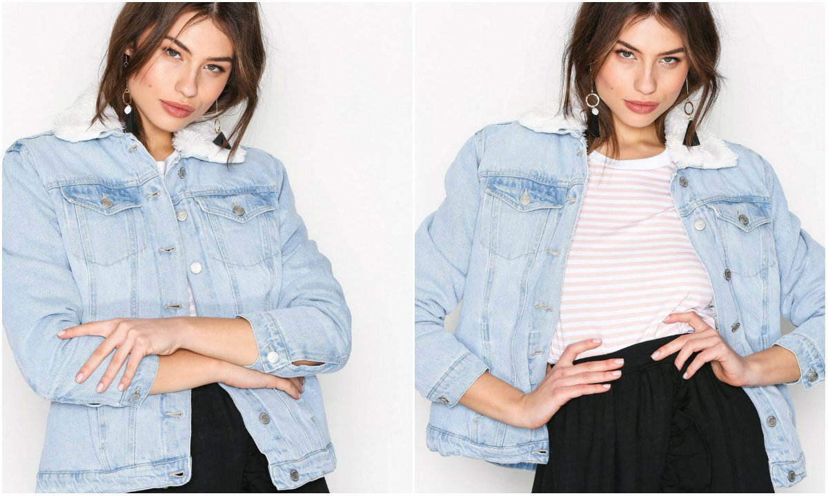 Ljus denim jeansjacka Ljus denim jeansjacka