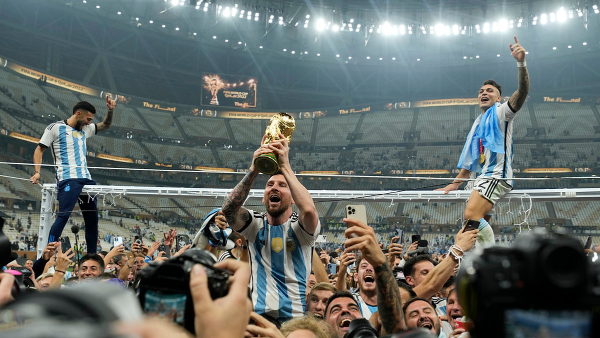 Lionel Messi ledde Argentina till ett VM-guld förra året. Arkivbild.