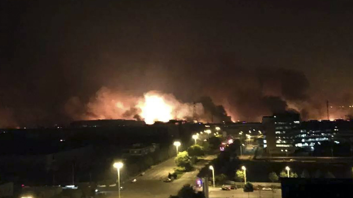 Explosionen i Tianjin skakar Kina. 