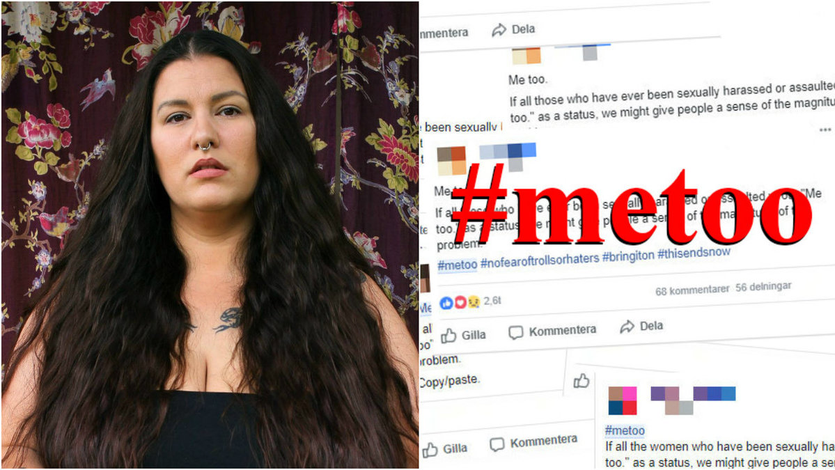 Lady Dahmer skriver om mäns övergrepp på kvinnor och hashtaggen #metoo.