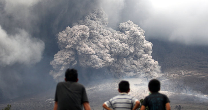 Bild, Vulkan, Sumatra, Aska