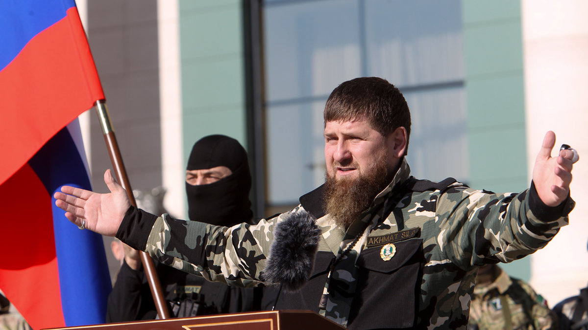 Ramzan Kadyrov har länge styrt med järnhand i Tjetjenien. Arkivbild.