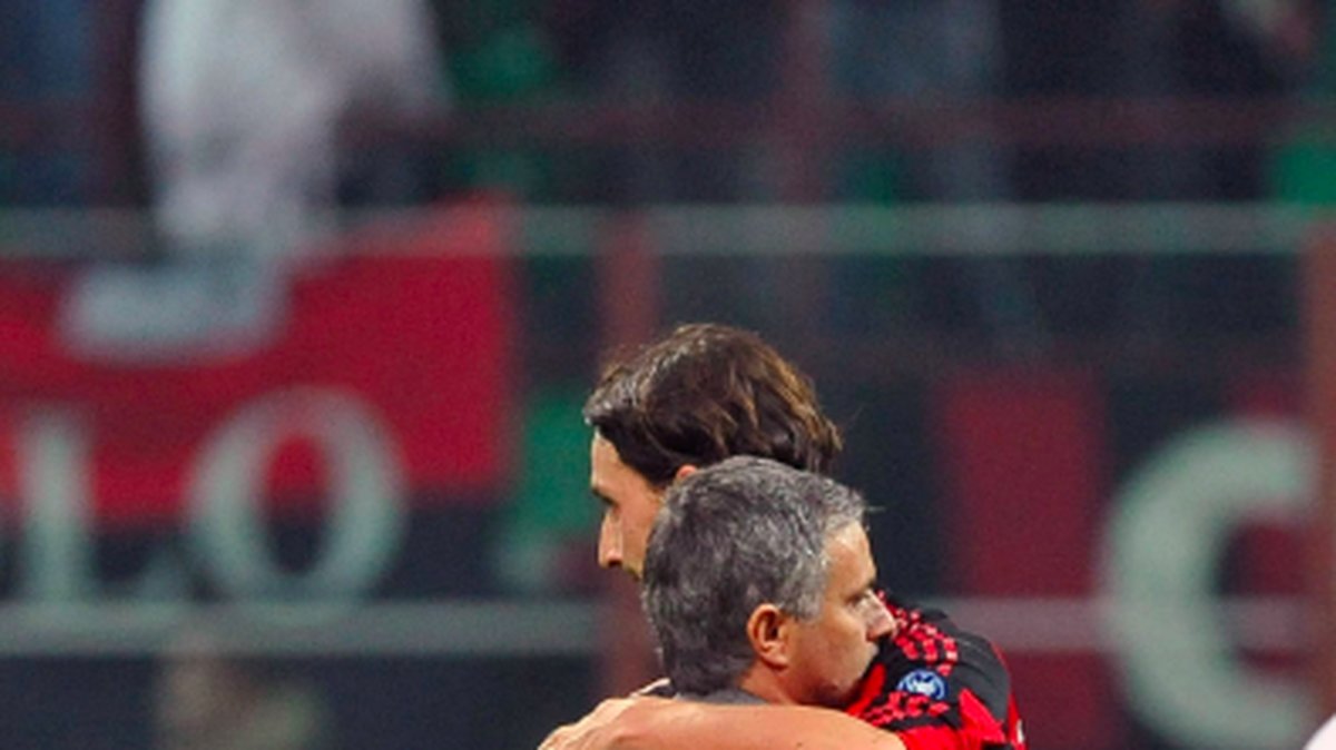 Zlatan återförenas också med sin förre tränare i Inter: José Mourinho.