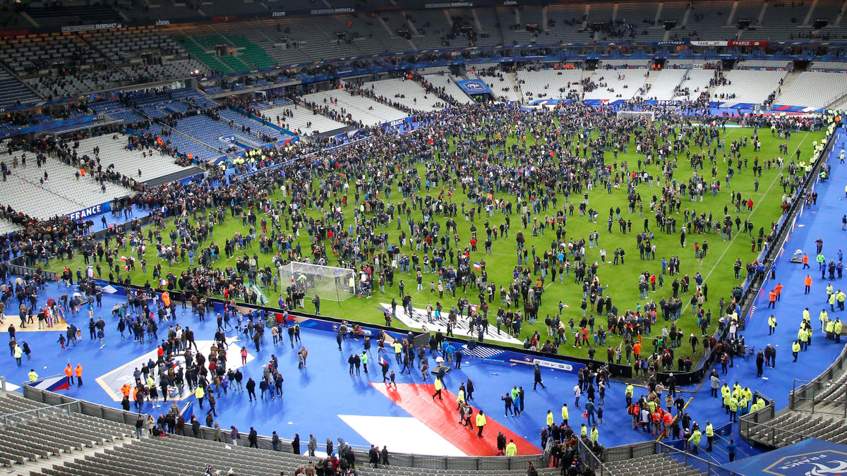 Stade de France efter terrorattacken i Paris