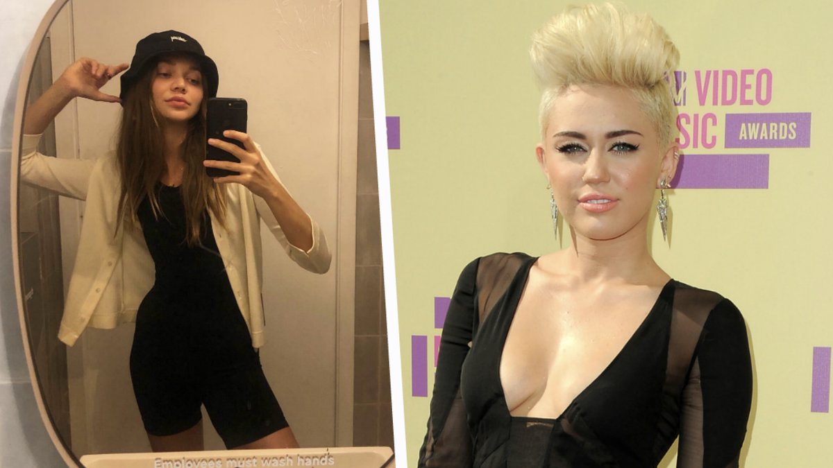 Jessie Andrews medverkar i Mileys musikvideo