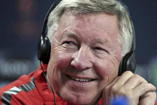 Världens mest rosa man - Sir Alex Ferguson.