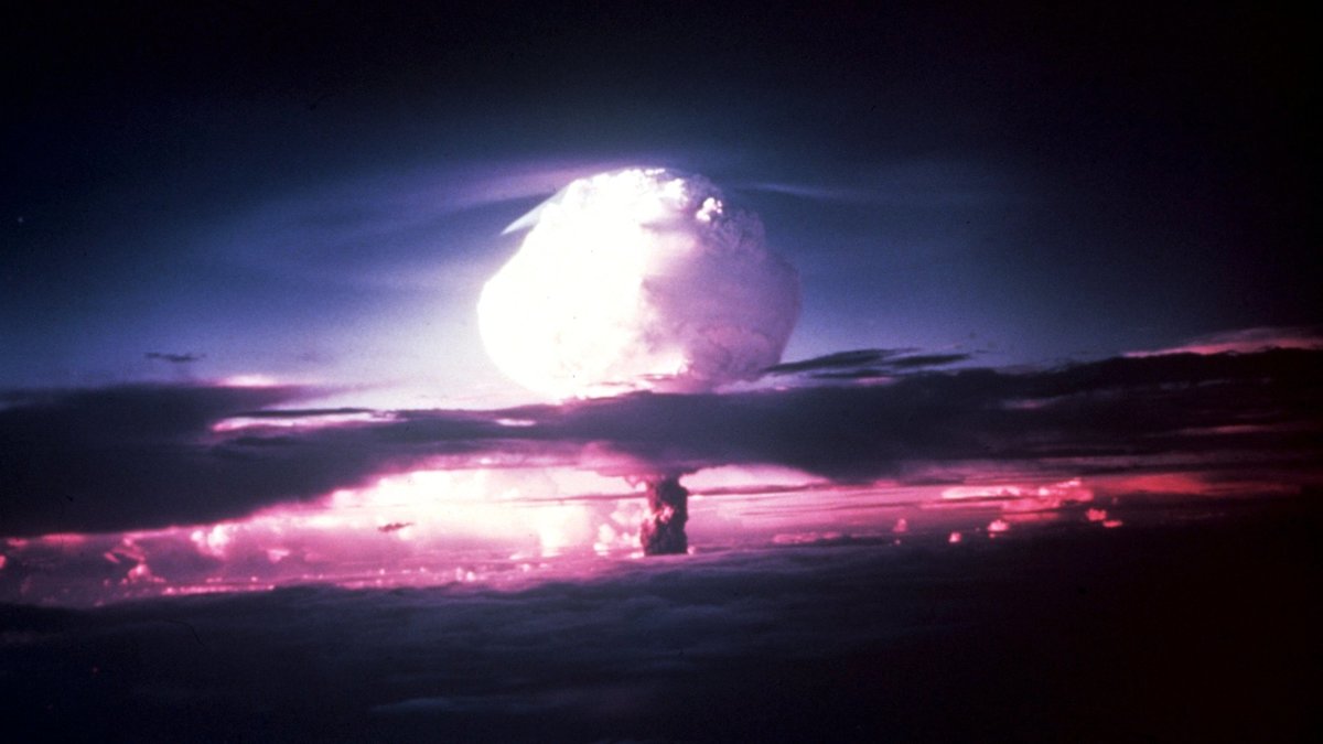 Atombomben över Hiroshima, 1945. 