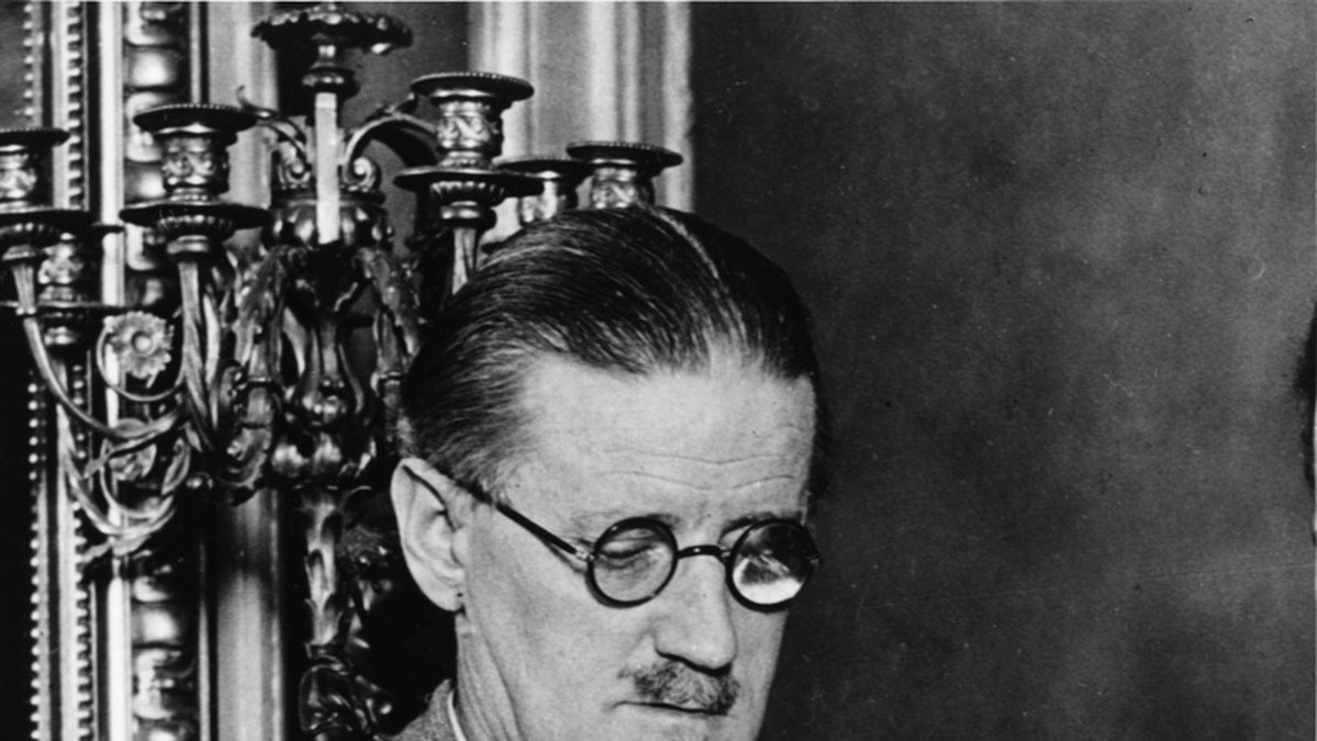 Den irländske författaren James Joyce. Arkivbild.