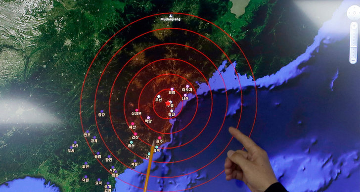Nordkorea, Atombomb, Kärnvapen, vätebomb, Sydkorea