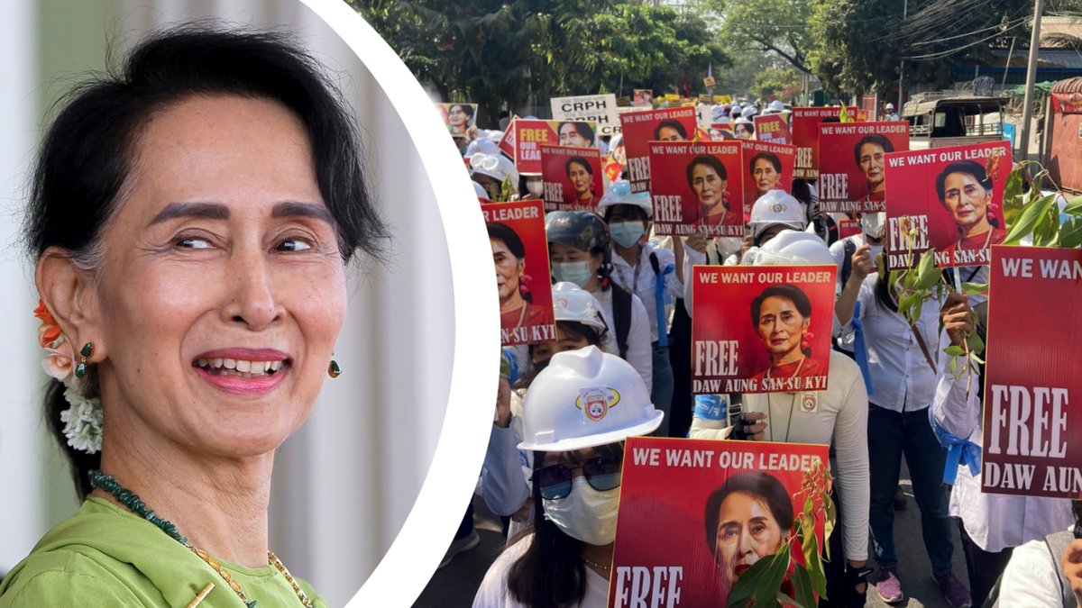 Aung San Suu Kyi är Myansmars civila ledare. Foto: TT