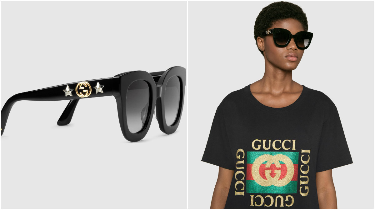 Stora solglasögon från Gucci Stora solglasögon från Gucci
