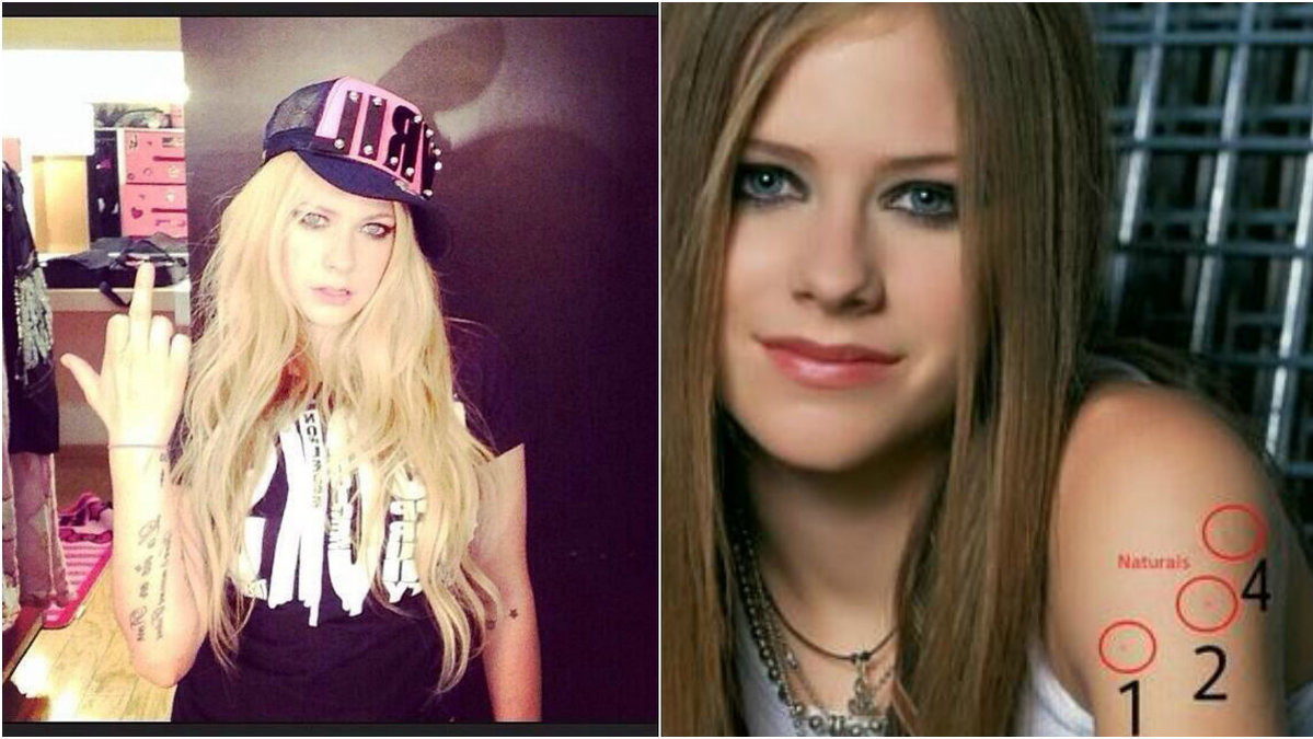 Påstådda bevis för att Avril Lavigne är död och ersatt med en kopia