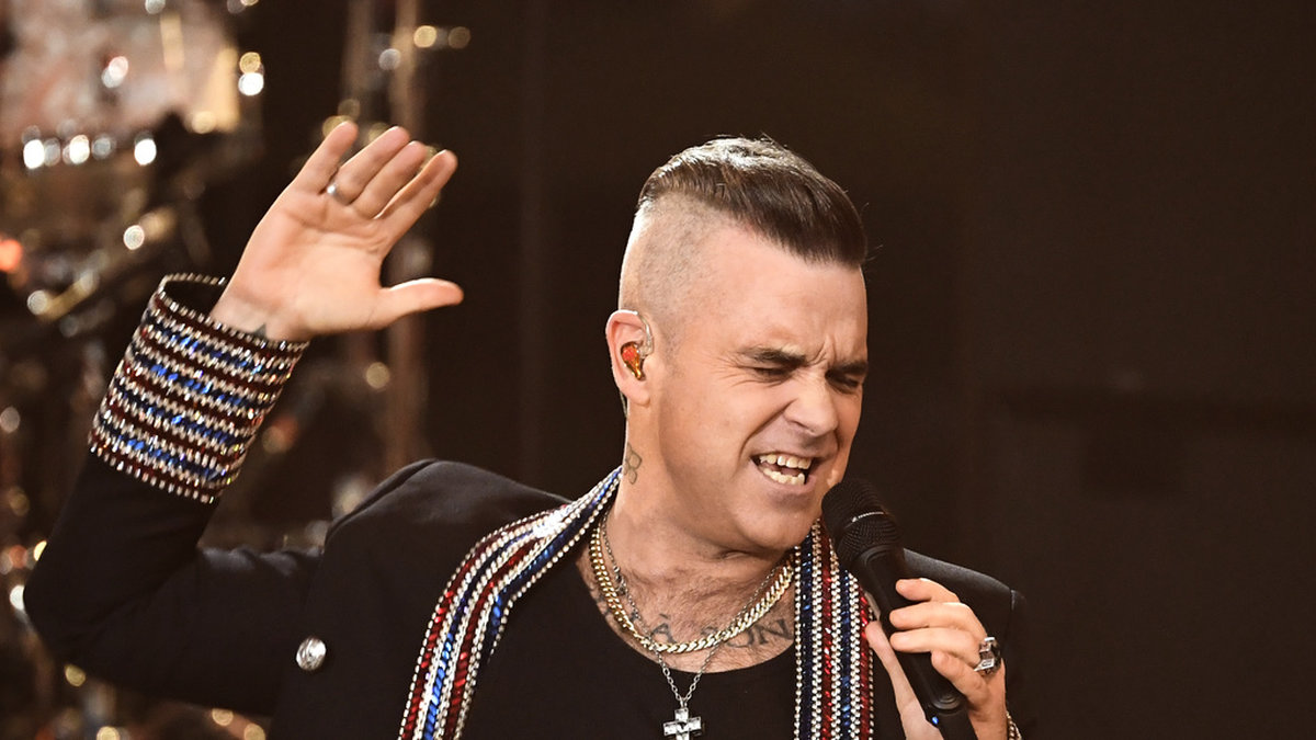 Robbie Williams spelar i Stockholm i mars nästa år. Arkivbild.