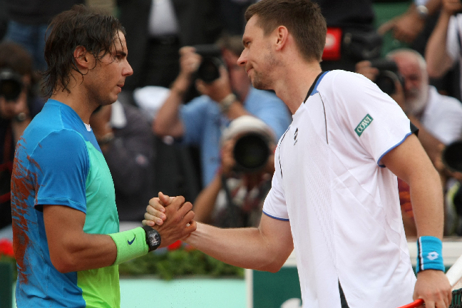 Den senaste finalförlusten i Roland Garros kom mot Rafael Nadal.