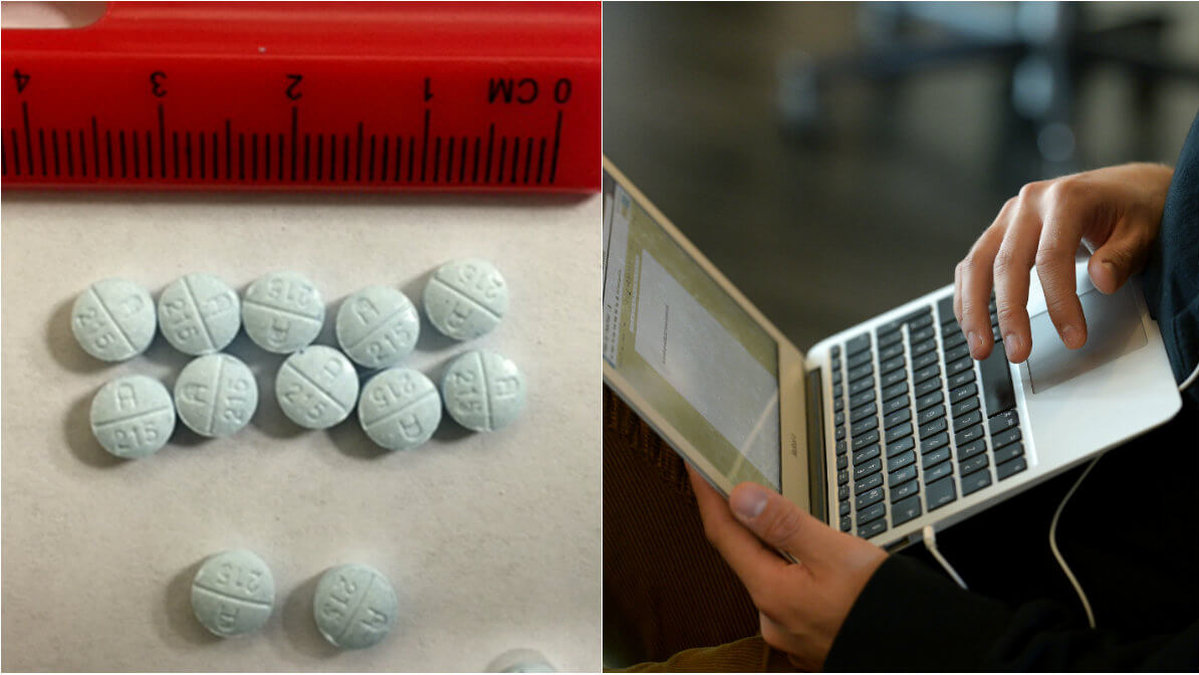 Narkotikamedlet Fentanyl går att få tag på internet helt lagligt – fastän det är 30-40 gånger starkare än heroin.