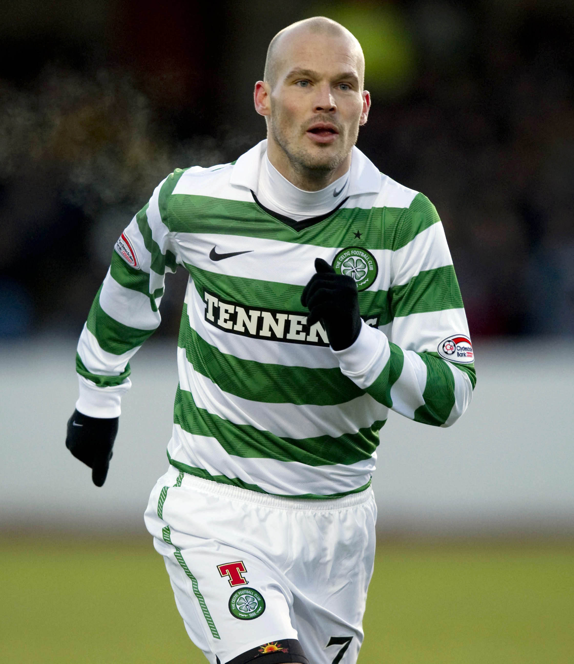 Skador stoppade "Freddie" i Celtic, där han endast spelade sju matcher. Skador stoppade "Freddie" i Celtic, där han endast spelade sju matcher.