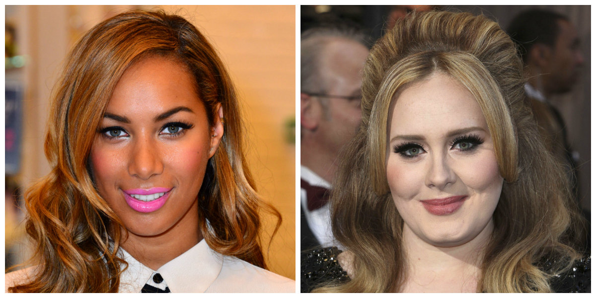 Leona Lewis och Adele var klasskamrater under deras tid på BRIT School i London. Leona Lewis och Adele var klasskamrater under deras tid på BRIT School i London.