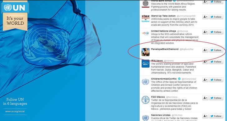 Förenta nationerna, FN, Sociala Medier, Twitter, följa