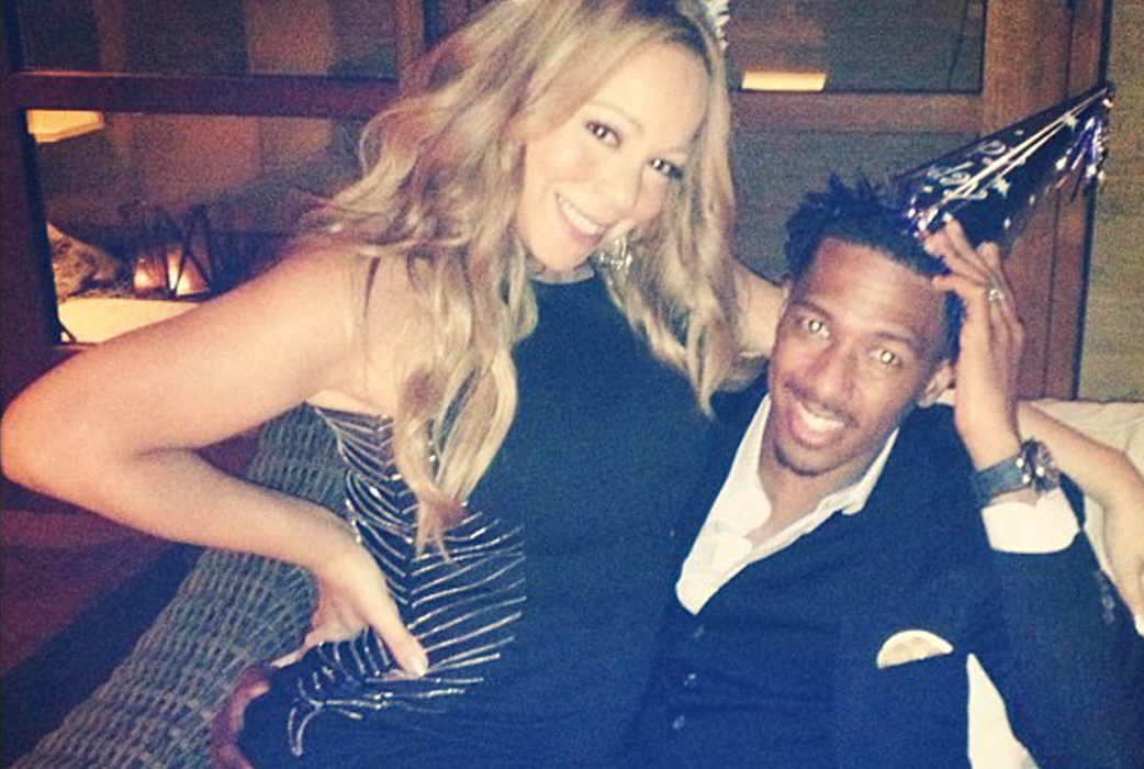 Mariah Carey festar till med sin man. Mariah Carey festar till med sin man.