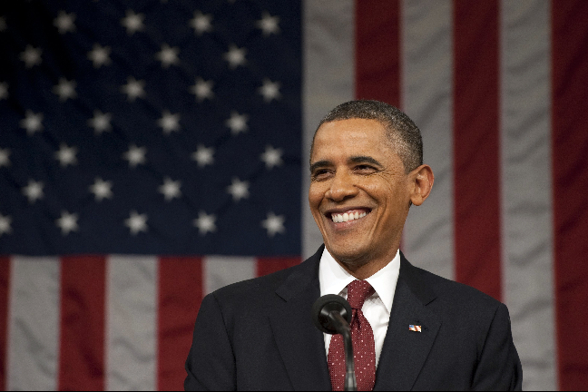 President Barack Obama kommer enligt mätningarna stanna kvar i Vita huset. 