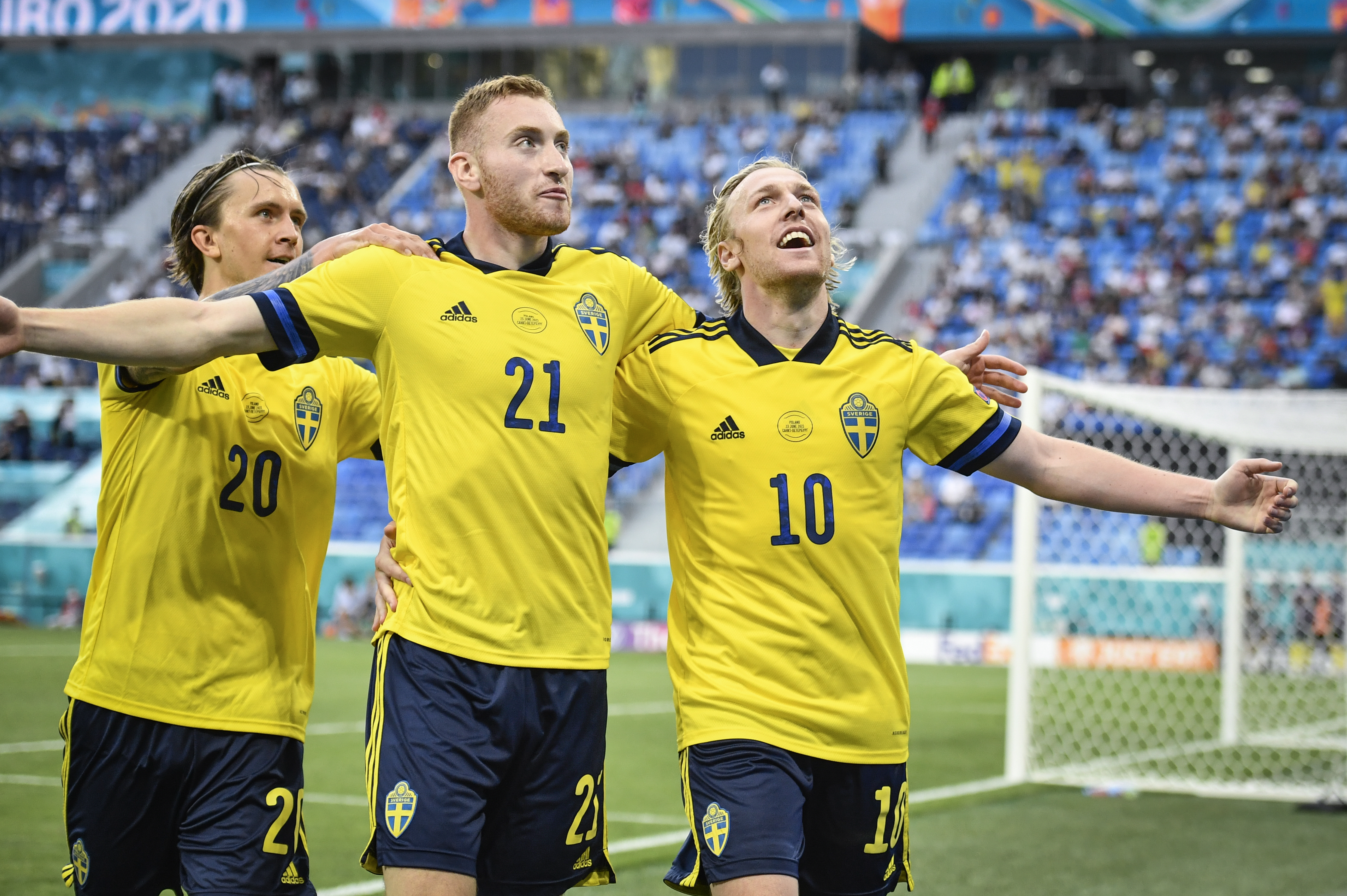 Sverige vinner rysarmatchen mot Polen med 3-2