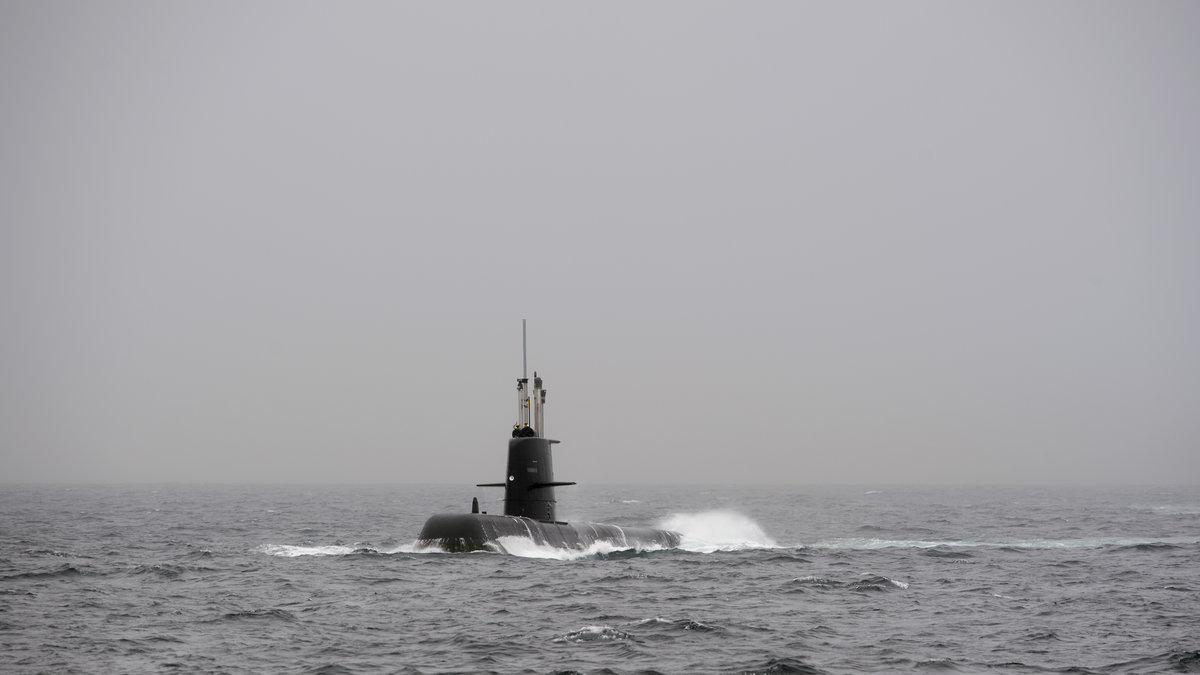 En ubåt är funnen nära den svenska östersjökusten. Obs, bilden är en genrebild.