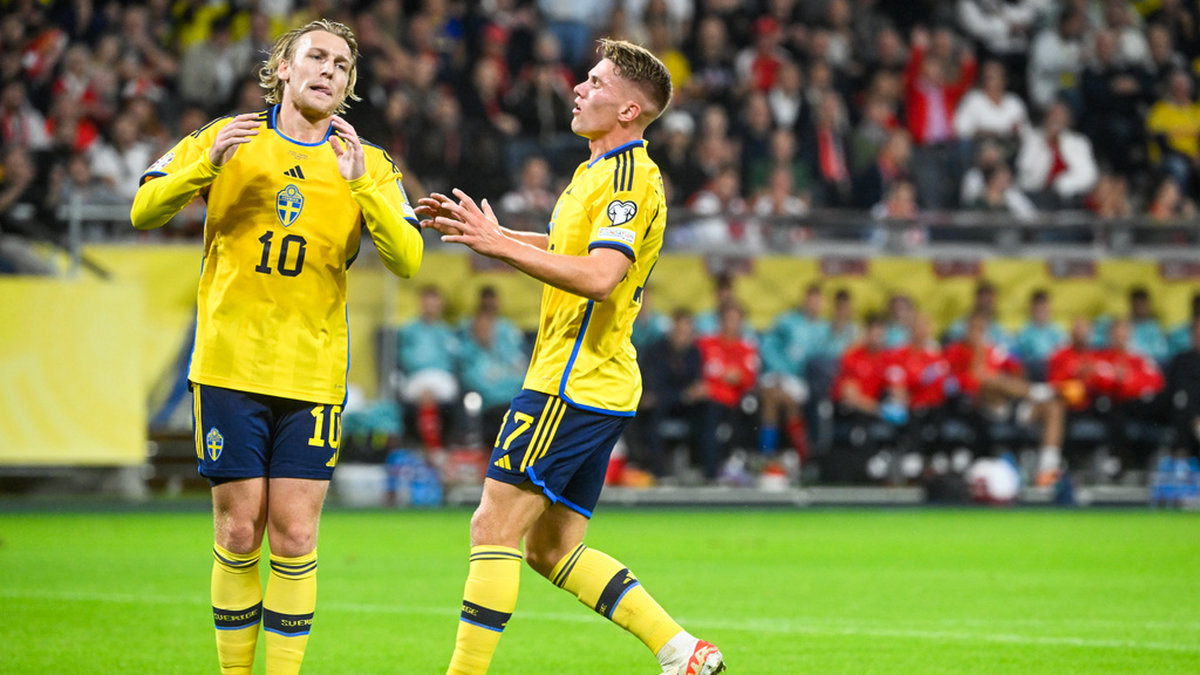 Sverige EM-kvalar mot Österrike på hemmaplan.
