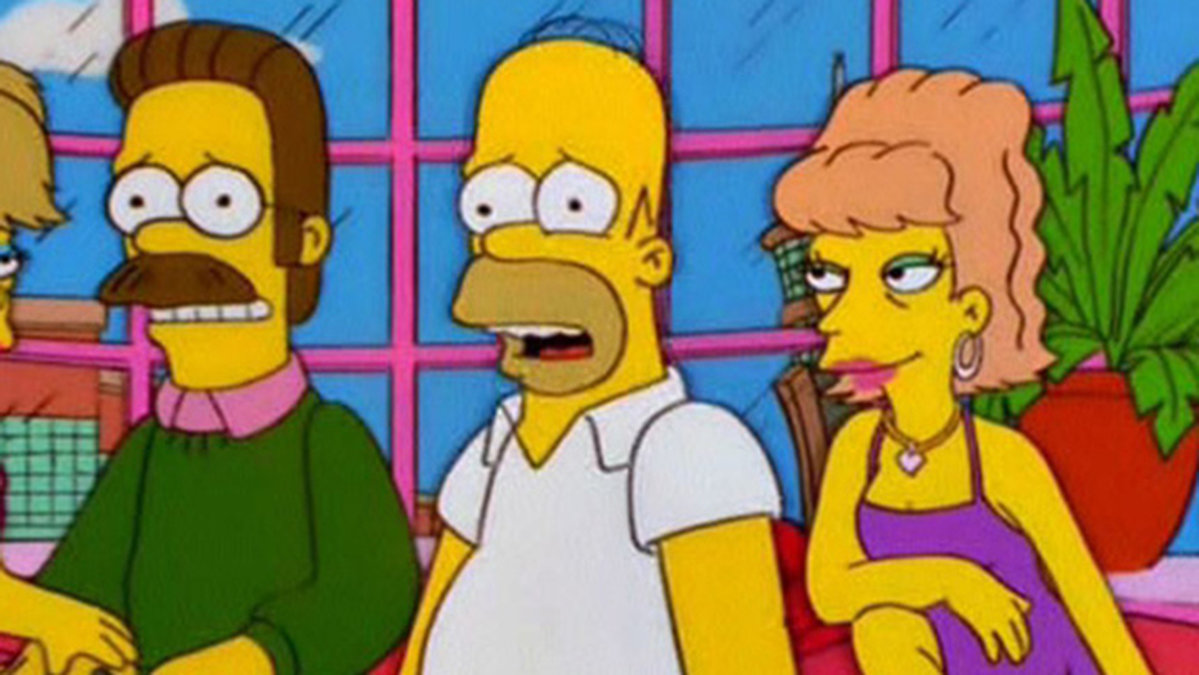 Amber Simpson (som fick namnet sedan hon gift sig med Homer efter en blöt kväll i Las Vegas) dog på en nöjespark i avsnittet "Jazzy and the Pussycats".
