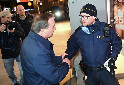 Stefan Löfven efter terrorn Stefan Löfven efter terrorn