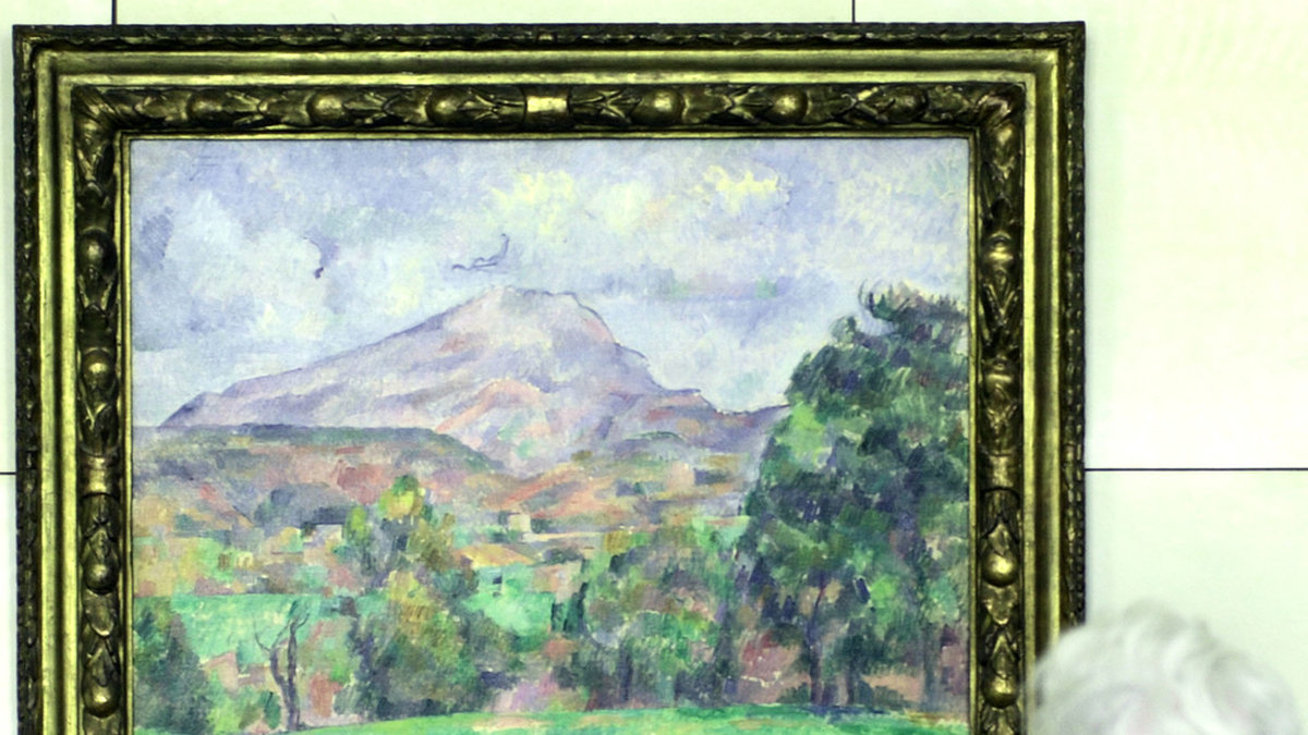 Paul Cézannes 'La Montagne Sainte-Victoire' är ett av verken när Microsofts medgrundare Paul Allens privata konstsamling auktioneras ut. Arkivbild.
