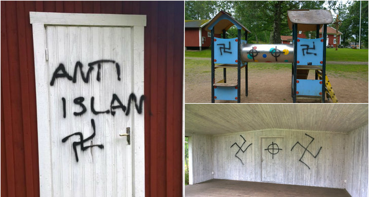 Hot, Klotter, Småland, Vandalisering, Nazism, Rasism