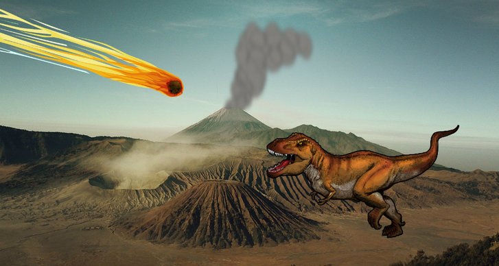 Dinosaurier, Växthuseffekten, Vetenskap, Vulkan, Asteroid