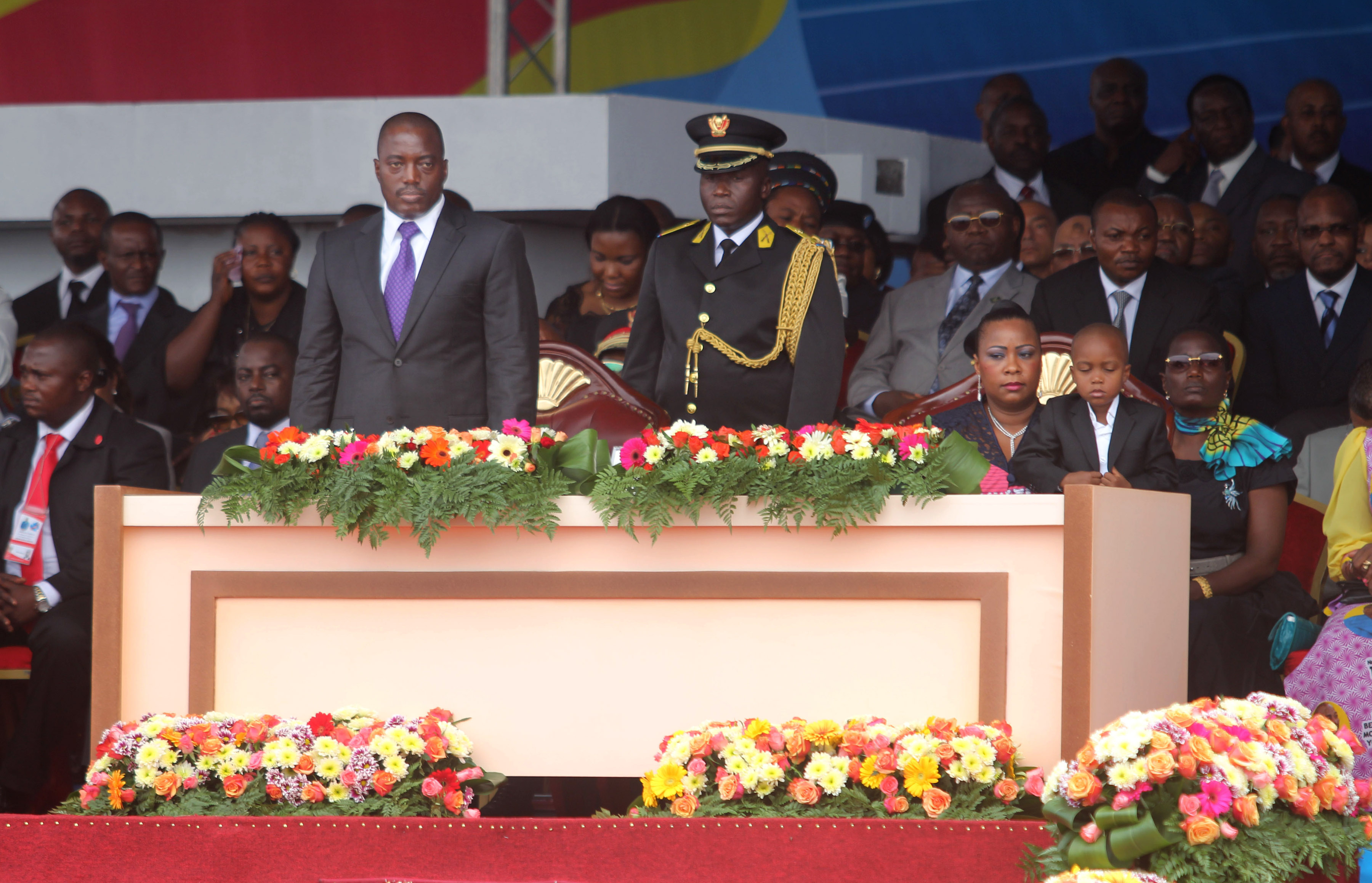 Joseph Kabila svors in som president på tisdagen.