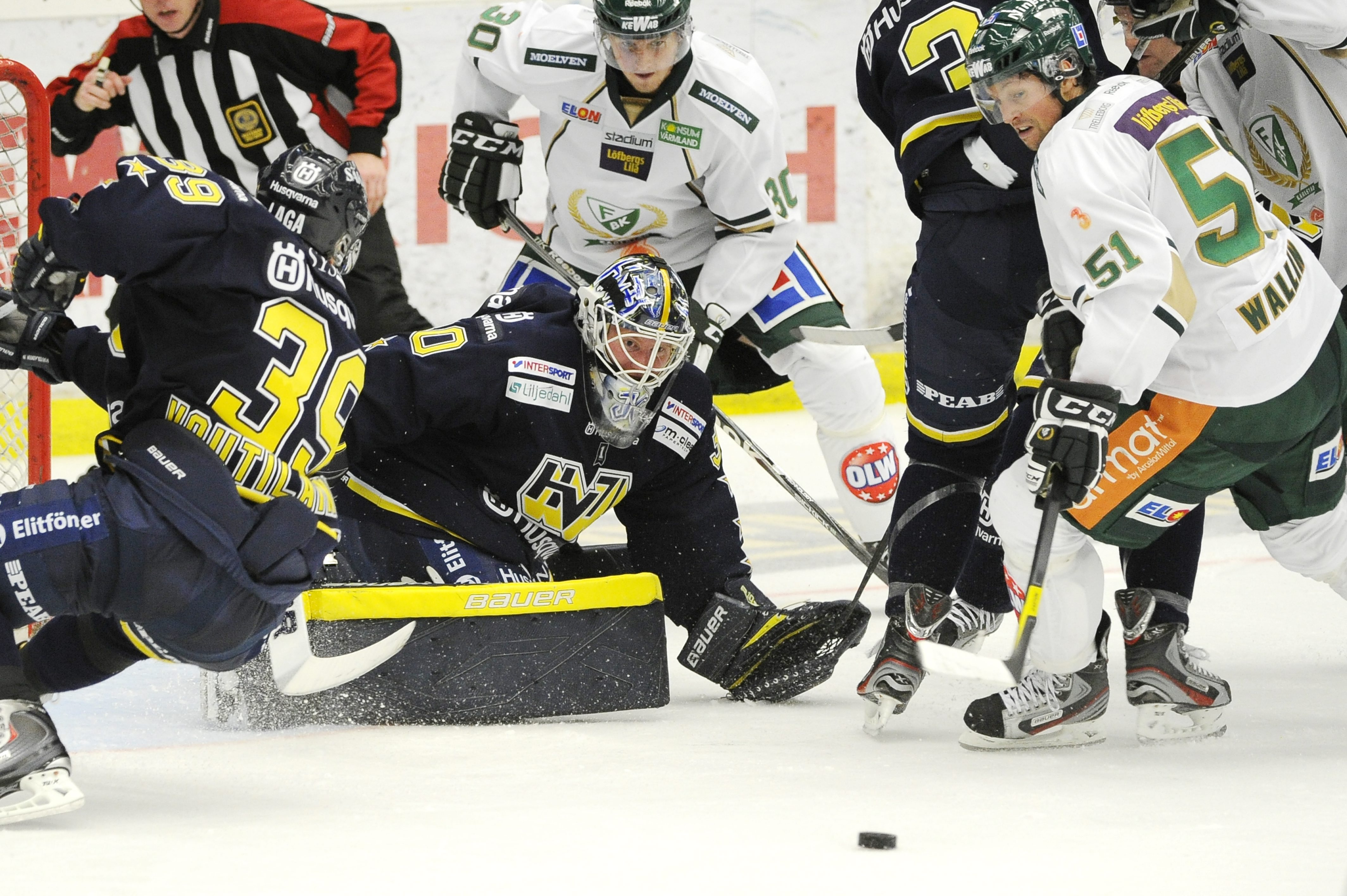 Farjestad BK, Rickard Wallin, elitserien, Luleå Hockey