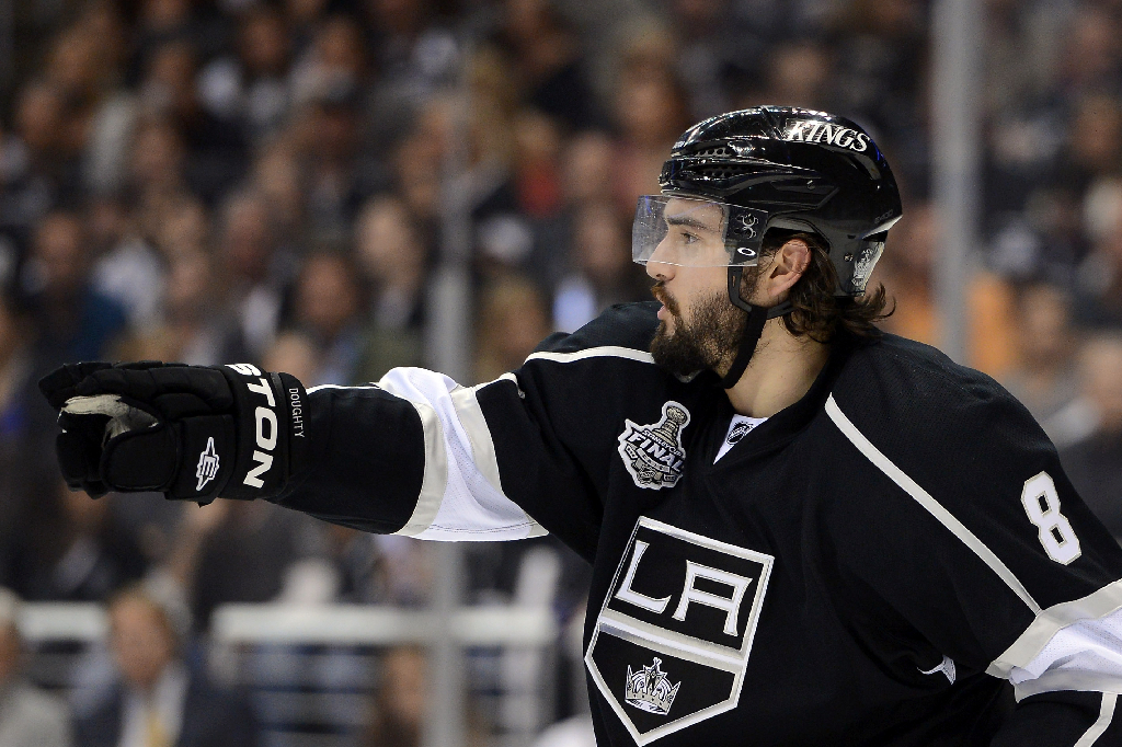 Drew Doughty, back. Drew Doughty, back.