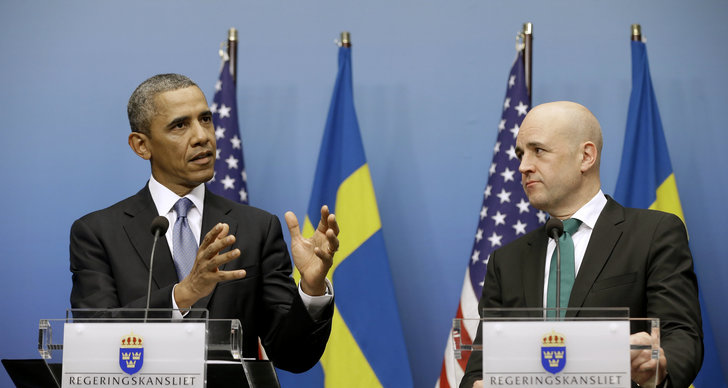 Fredrik Reinfeldt, Jens Stoltenberg, Barack Obama, Sverige, Sauli Niinistö, Syrien, Guantanamo