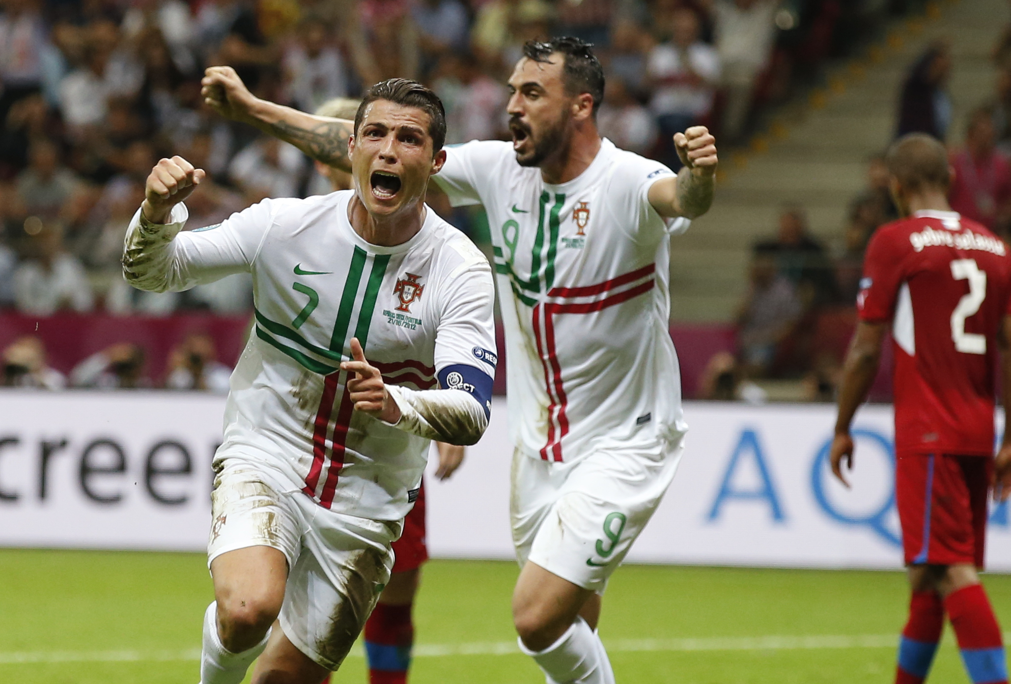 Ronaldo tog Portugal till semifinal i EM...