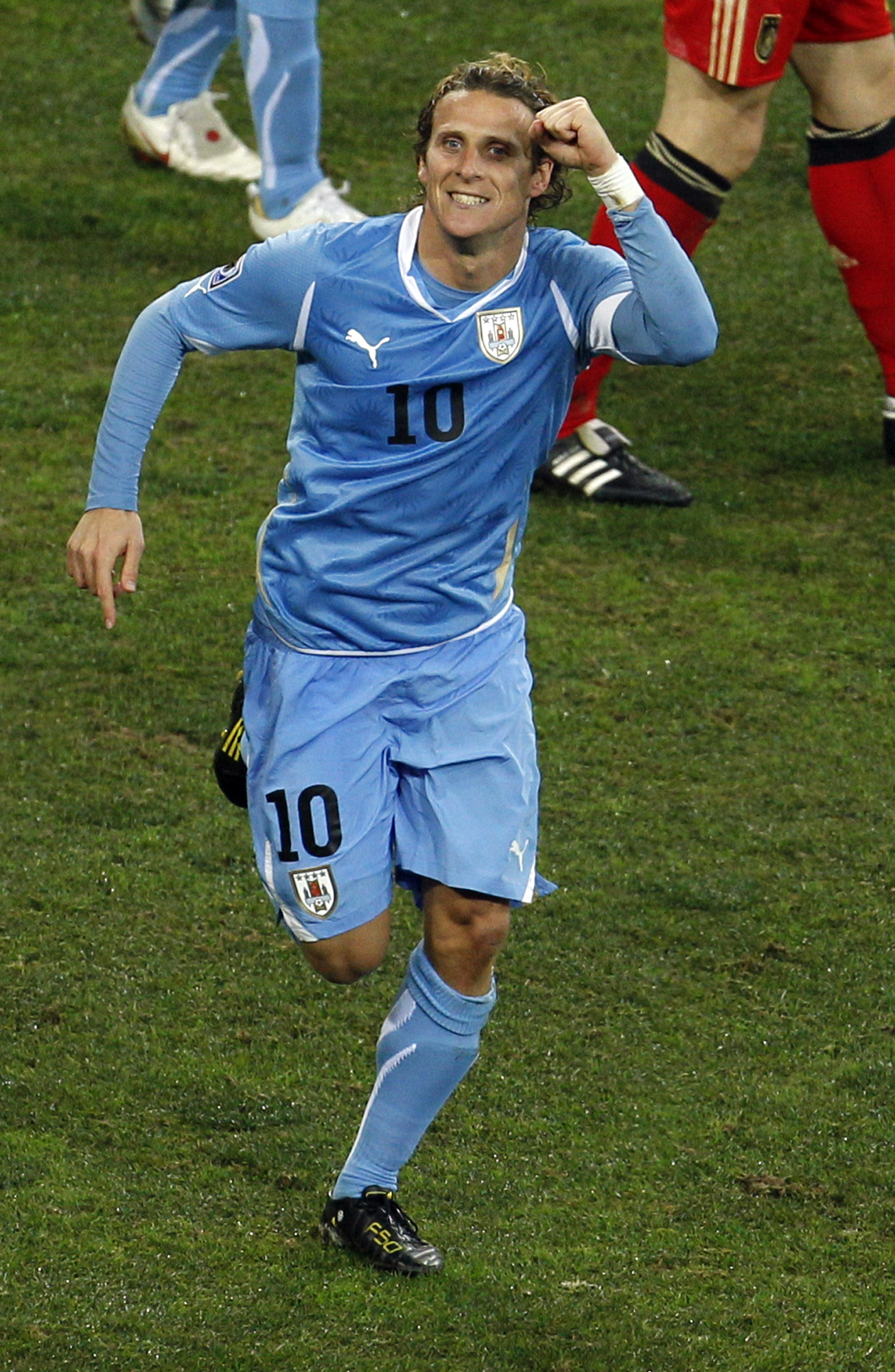 Uruguays Diego Forlan blev utsedd till VM:s bäste spelare.