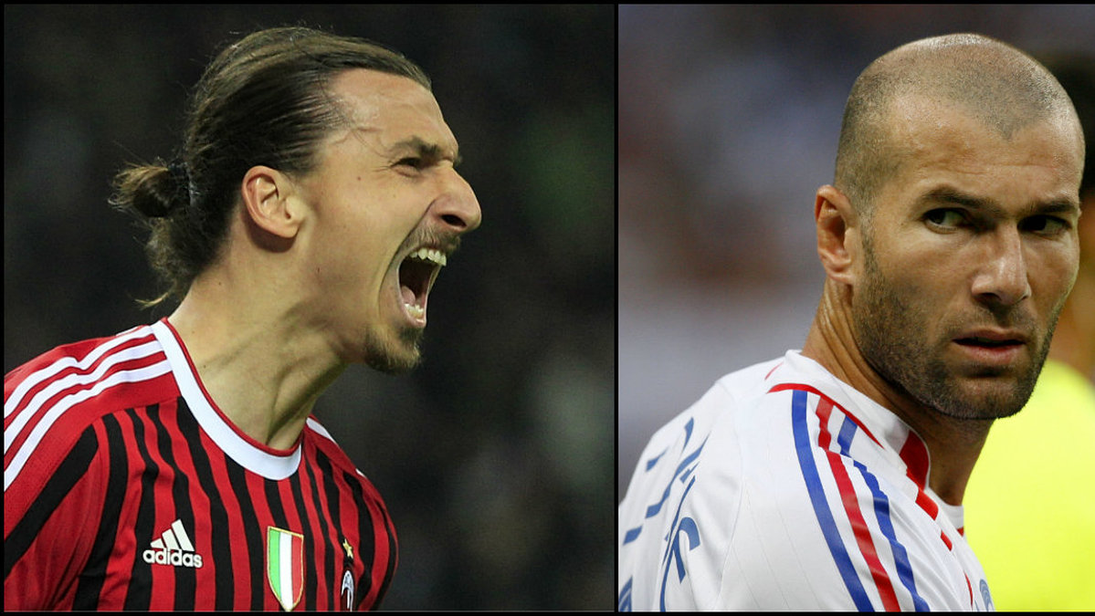Zlatan vs Zidane. Vem är bäst?