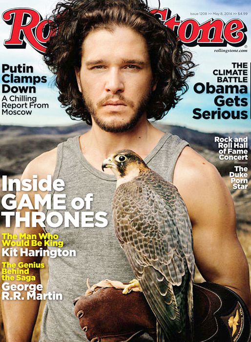 Kit Harington från Game of Thrones pryder omslaget till Rolling Stone. Kit Harington från Game of Thrones pryder omslaget till Rolling Stone.