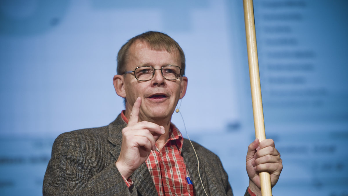 Hans Rosling är professor i internationell hälsa