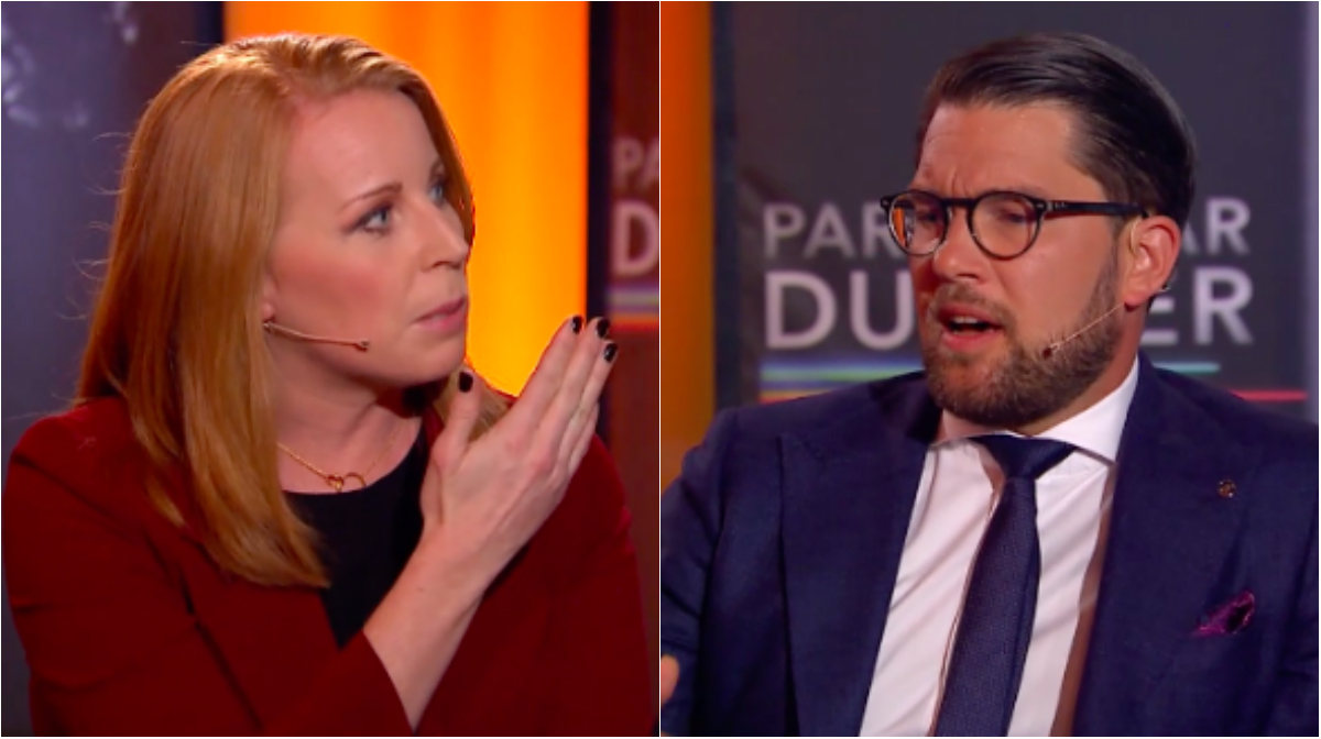 Annie Lööf och Jimmie Åkesson Annie Lööf och Jimmie Åkesson
