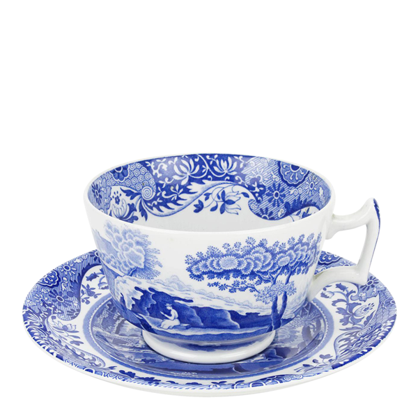 Kopp med fat från Spode Kopp med fat från Spode
