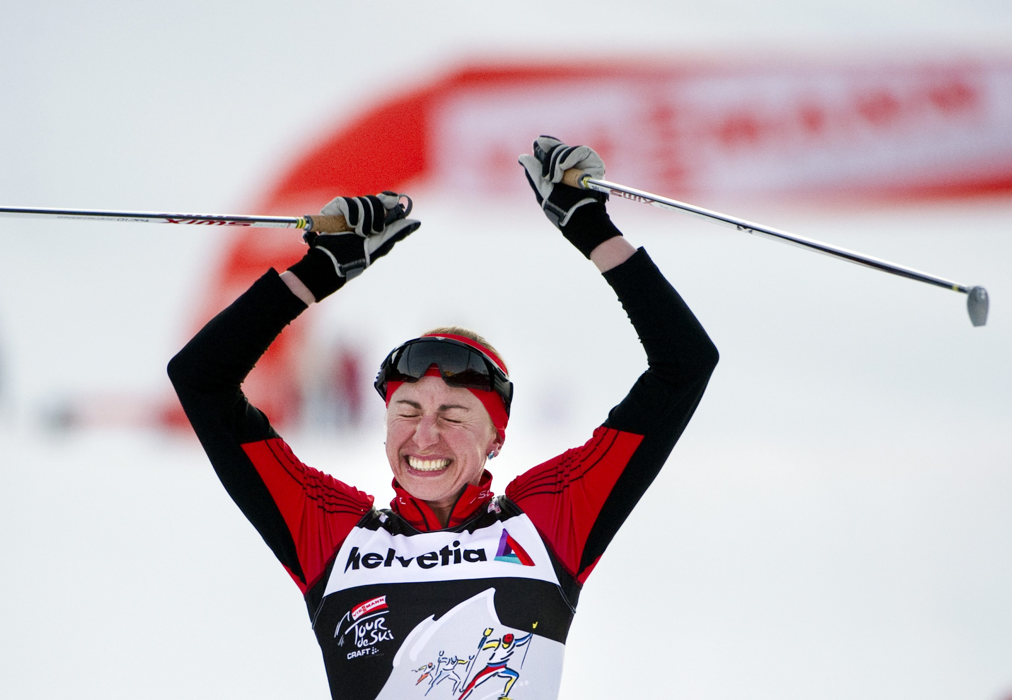 Tour de Ski, Therese Johaug, Charlotte Kalla, Justyna Kowaltjuk, Marit Björgen, skidor
