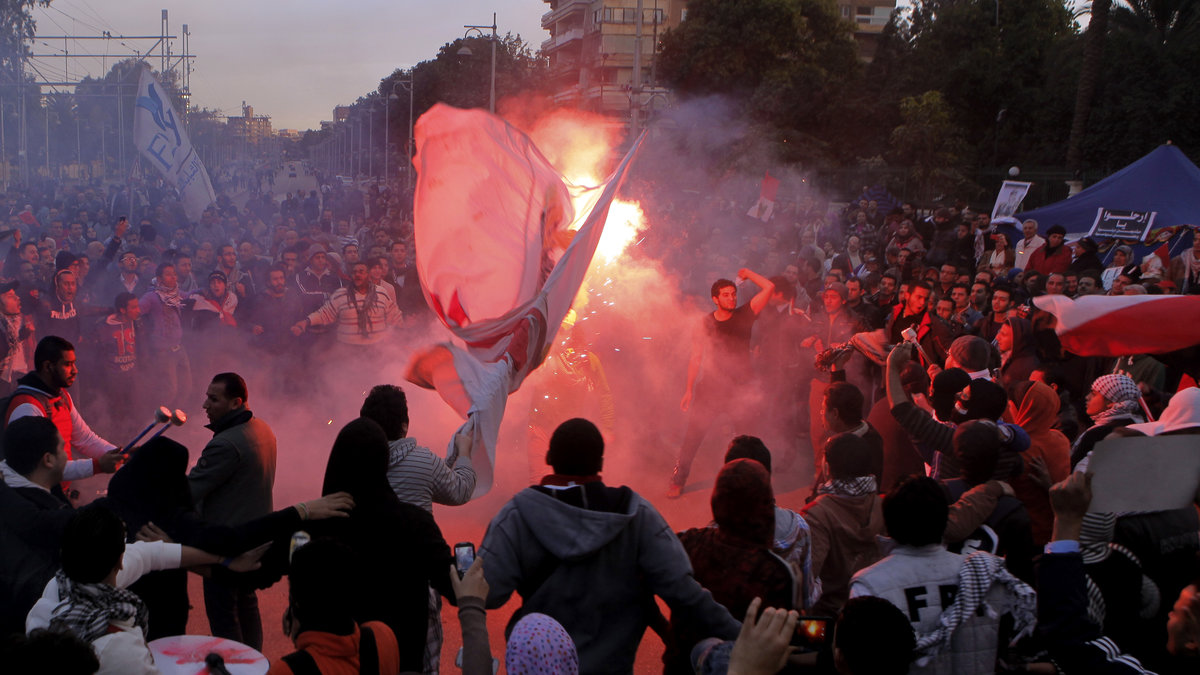 Demonstrationerna är utspridda i hela Egypten efter missnöje med den nye presidenten.