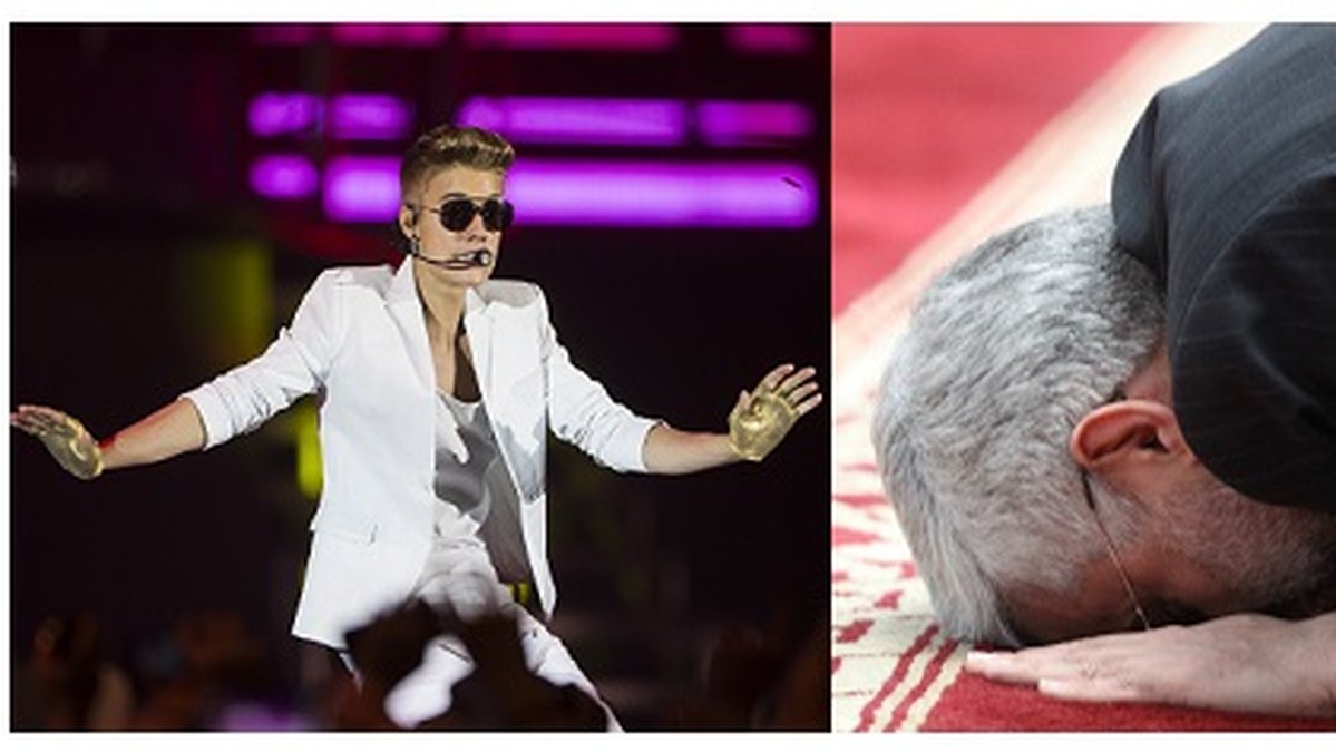 Justin Bieber kammade hem pluspoäng hos muslimska fans när han stoppade konserten i Istanbul.